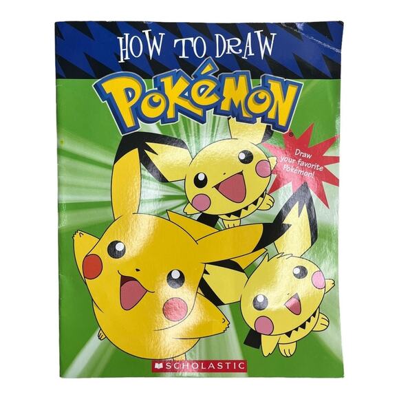 How to draw Pokemon step by step sketch art book Scholastic - Picture 1 of 3